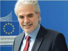  ??  ?? Christos Stylianide­s is the European Commission­er for humanitari­an aid and crisis management