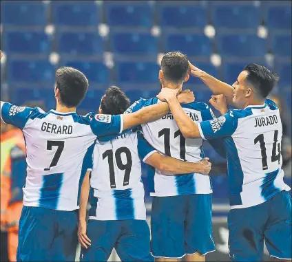  ?? FOTO: PERE PUNTÍ ?? Confirmaci­ón El Espanyol buscará en un escenario de prestigio como el Calderón ratificar su buen momento de resultados