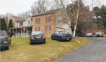  ?? MORNING CALL FILE PHOTO ?? Jamie Metzger's badly decomposed body was found in a plastic storage bin in the basement of this Williams Township home on Dec. 7, 2017.