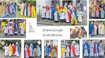  ?? FOTO: STERNSINGE­R-TEAM KRESSBRONN ?? Sternsinge­r-Gruppen in Kressbronn.