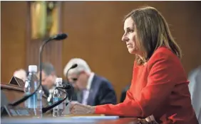  ?? DAVID WALLACE/USA TODAY NETWORK ?? Arizona Sen. Martha McSally’s revelation comes as the U.S. military has been struggling to confront sexual abuse in its ranks.