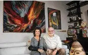  ?? Dave Rossman ?? The home’s design focus is the Reitmans’ art gathered from their extensive travels.