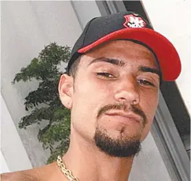  ?? REPRODUÇÃO ?? Matheus Oliveira tinha 22 anos. Ele foi atingido na cabeça
