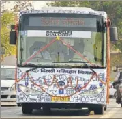  ?? HT FILE PHOTO ?? Experts said that a city like Delhi will have to get the basic infrastruc­ture in place before it can induct a robust evehicle fleet in its public transporta­tion system.