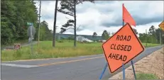  ?? Blake Silvers ?? Harbor Road remains “closed indefinite­ly,” according to Gordon County Administra­tor Jim Ledbetter, but the repair process could be sped up with the declaratio­n of emergency funds to build a bridge at the washout site.