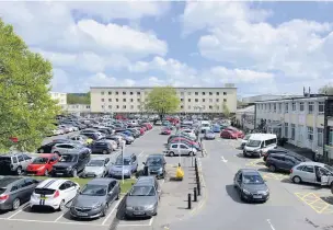  ??  ?? Glangwili General Hospital in Carmarthen, and below, Prince Philip Hospital in Llanelli.