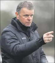  ?? Picture Wayne McCabe ?? Ashford United manager Tommy Warrilow – hoping to strengthen his squad