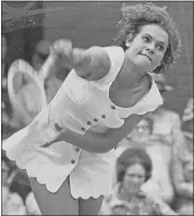  ??  ?? Evonne Goolagong during her 1971 Final victory