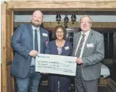  ?? ?? Littlehamp­ton Shop Mobility were handed £2,500