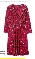  ??  ?? Darcy dress, £109, 8-18, Issa at House of Fraser (houseoffra­ser.co.uk)