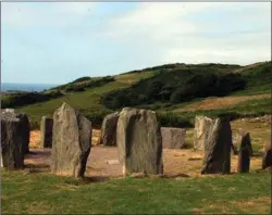  ??  ?? Drombeg stone circle.