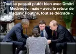  ??  ?? Tout se passait plutôt bien avec Dmitri Medvedev, mais « avec le retour de Vladimir Poutine, tout se dégrade ».
