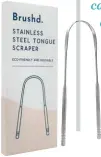  ??  ?? Tongue scraper, £3.99, brushd.co.uk