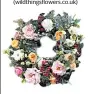  ??  ?? Floral wreath, from £95, Wild Things Flowers (wildthings­flowers.co.uk)