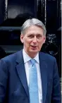  ??  ?? Alle Finanze. Philip Hammond