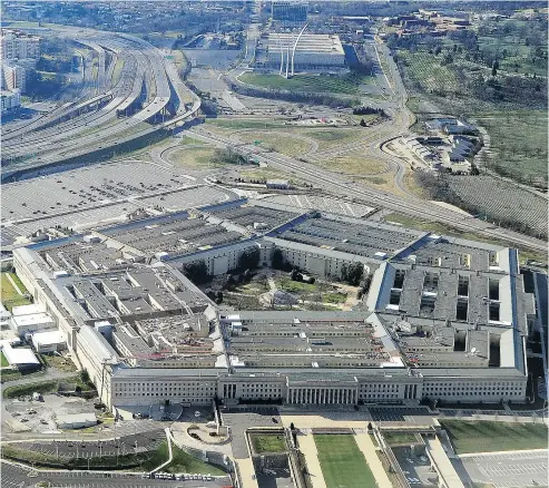  ?? AFP / GETTY FILES ?? The Pentagon building in Washington, D.C.