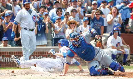  ??  ?? Blue Jays catcher Miguel Montero says he has no hard feelings toward any of his former Cubs teammates or the higher- ups.