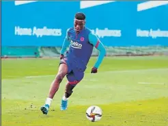  ?? FOTO: FCB ?? Ilaix Moriba, preparado para suplir al lesionado Pedri si Koeman lo decide