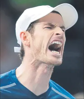  ?? FOTO: AP ?? Andy Murray ha sufrido contra Verdasco en la segunda ronda de París-Bercy