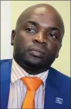  ??  ?? PROVINCIAL CHAIR: Solly Msimanga