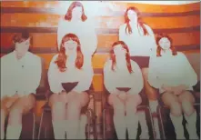  ??  ?? Robert Gatt’s photograph­s shows his wife, Jean, as well as Elizabeth Ralston, Isobel Anderson, Carol Linton, Dorothy McSporran and Sandra McPhail.