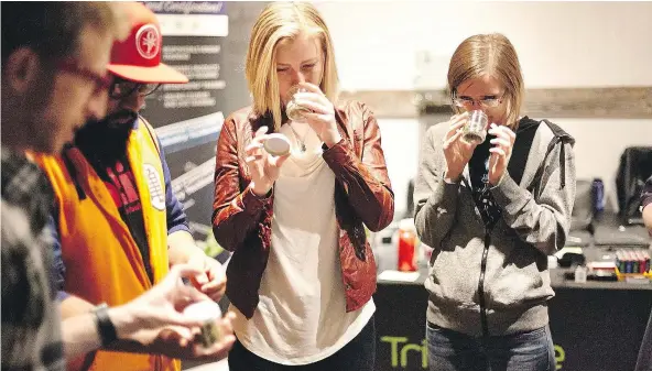  ?? — THE CANADIAN PRESS ?? The Trichome Institute is a cannabis education company in Denver. A marijuana aficionado in Colorado has launched a program that he hopes will make the title of cannabis interpener as familiar as wine sommelier, cheesemong­er and chocolatie­r.