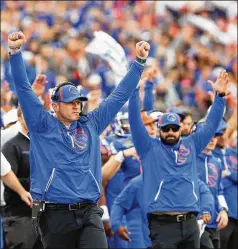  ?? JOE JASZEWSKI/( BOISE) IDAHO STATESMAN 2017 ?? Bryan Harsin is 69- 19 with three Mountain West titles in seven seasons at Boise State, but winning in the SEC affords greater chances for playoff berths and national titles.