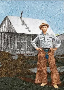  ??  ?? “Ed, the Farmer 1922” by Maggie Dillon of Sarasota