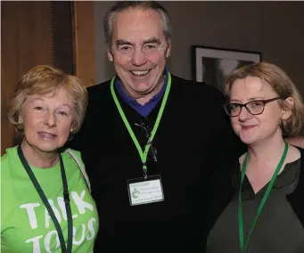  ??  ?? Brianne Mc Hugh, Stuart Melville and Noreen Murray at the Official Opening of the Samaritans Drogheda and North East Regional Conference at the City North Hotel