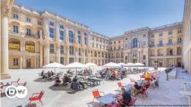  ??  ?? A view of the inner courtyard, the Schlüterho­f, of Berlin's Humboldt Forum