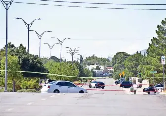  ??  ?? El IncIdEntE ocurrió en el estacionam­iento del Comando Regional de Pebble Hills, en el lado este de la ciudad