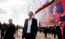  ?? ?? Ratcliffe visiting Old Trafford earlier this year. Photograph: Peter Byrne/PA