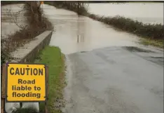  ??  ?? A file phot of flooding at the Ahare River.