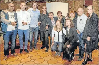  ?? (C rédit photo: Pierre Soissons.) ?? Soirée de lancement du livret “Un Chef Un Vigneron” à Toulouse, organisée par la Maison des Vins de Fronton.
