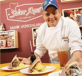  ?? FOTO CORTESÍA ?? Alba Pereira, migrante venezolana, es conocida en Bucaramang­a por su restaurant­e “Sabor Aquí”.