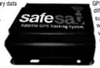  ??  ?? The SafeSat fully bundled telematics device combines navigation, tracking and fleet management in one device.