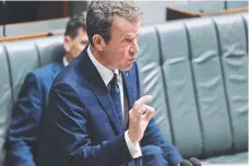  ?? Picture: NCA NewsWire / Martin Ollman ?? Dan Tehan in parliament.