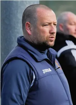  ??  ?? Up for it Kilby boss Lauchlan has had Stranraer watched several times