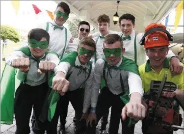  ??  ?? The Castleisla­nd Community College team of Planet Savers: Included are: Darragh Foran, Kevin Mahony, Patrick Horan, Diarmuid McCarthy, Jack Curran, Darren Horan, Brian Lonergan and Thomas Murphy.