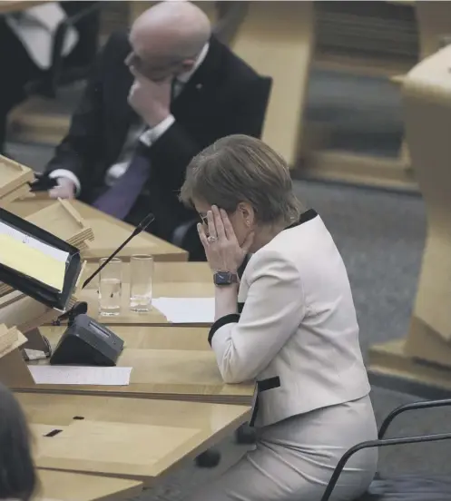  ??  ?? 0 Nicola Sturgeon says she is eager to speak to the committee to give her version of events