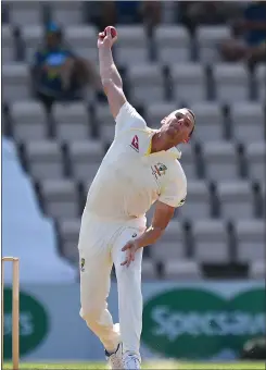  ??  ?? Australia’s Josh Hazlewood is unsure if Jason Roy will be able to adapt to Test cricket