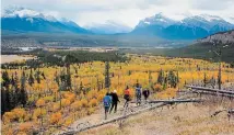  ?? ADAM LINNARD THE CANADIAN PRESS ?? The research found “hot spots” where environmen­tal assets are both abundant and heavily used, such as the eastern slopes of the Rocky Mountains in Alberta.