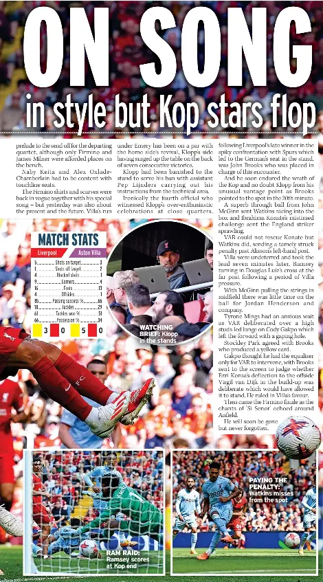 ON SONG in style but Kop stars flop - PressReader