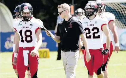  ?? KK ?? Trainer Max Puchstein ist nicht unzufriede­n mit der Saison seiner Carinthian Lions in der Division I