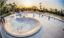  ??  ?? Skate Park. Pistas para patinar en el Bosque de Chapultepe­c.