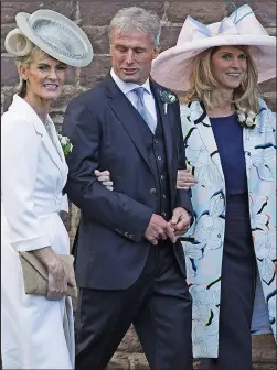  ??  ?? On the big day: Judy Murray with Nigel and Leonore Sears