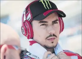  ?? GETTY ?? Jorge Lorenzo reconoce estar viviendo un mal momento No hay mejora con la GP18