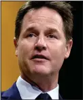  ??  ?? Contrast: Nick Clegg took no fee