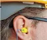  ?? ?? EAR RINGS: Most people experience tinnitus at some point in their life, but a build up of wax or not wearing ear protectors in noisy areas can be causes of the condition