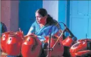  ?? PIX: DHEERAJ DHAWAN/HT ?? Women of Rhythm ghatam performanc­e at Kala Kothi, Hussainaba­d